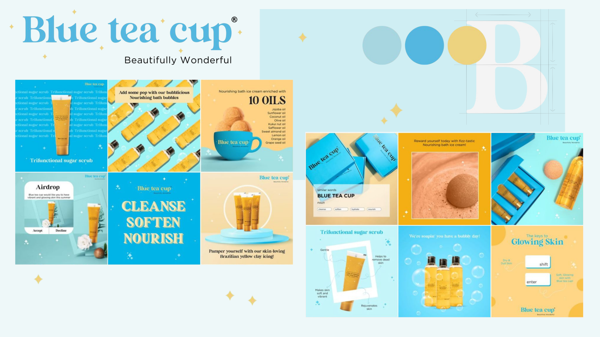 Blue Tea Cup · Social & campaign